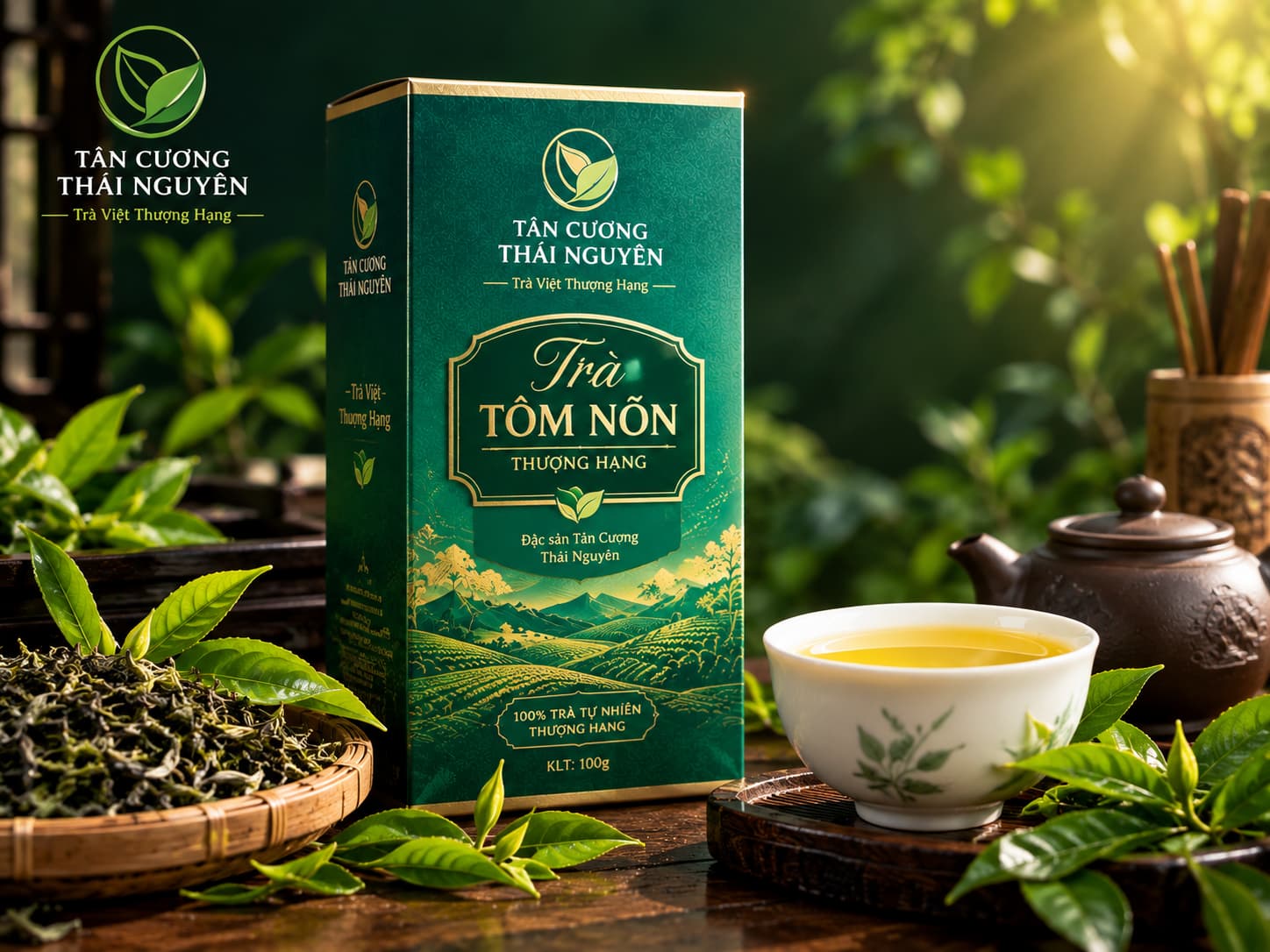 Trà tôm nõn Tân Cương Thái Nguyên
