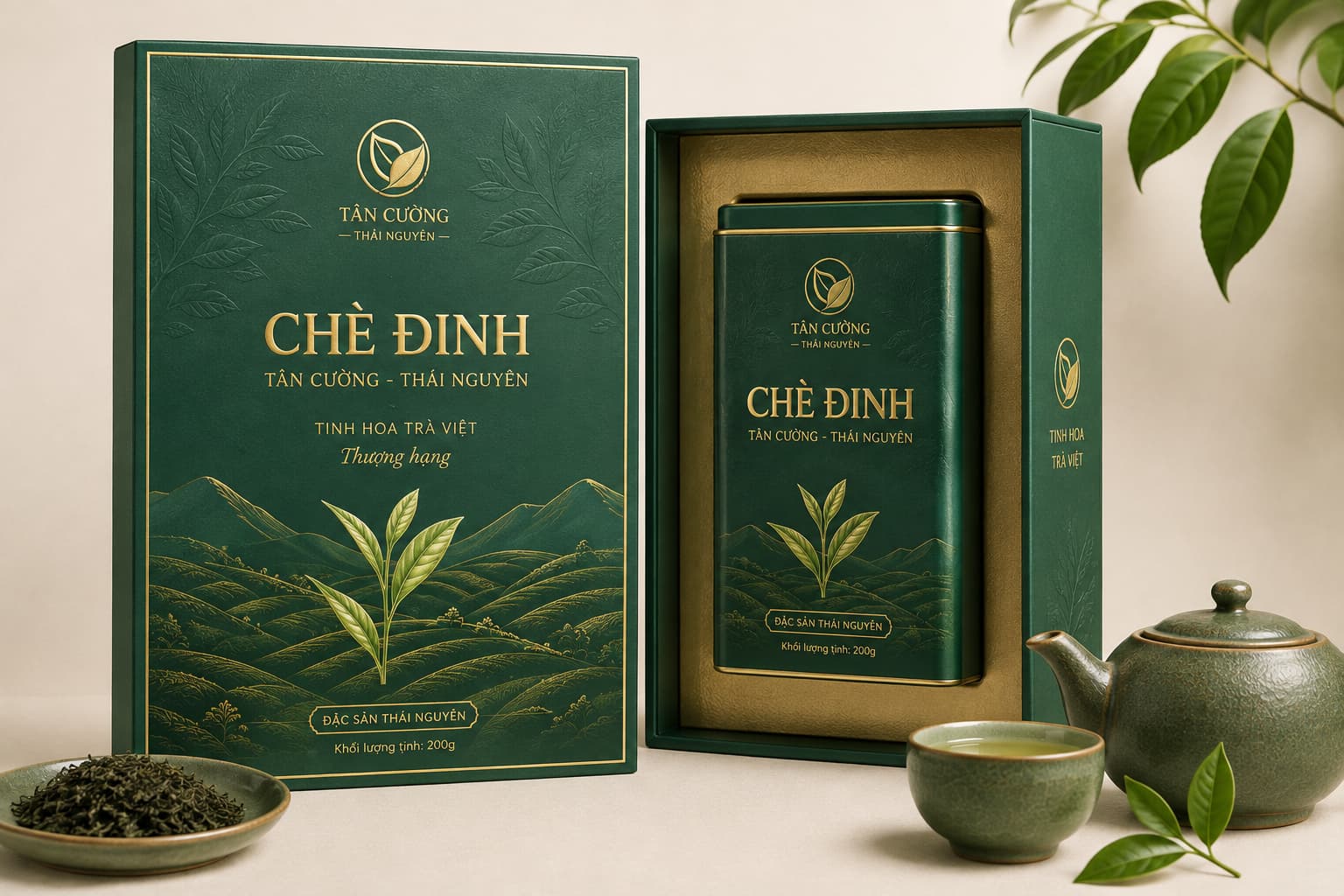 Hộp chè đinh tân cương