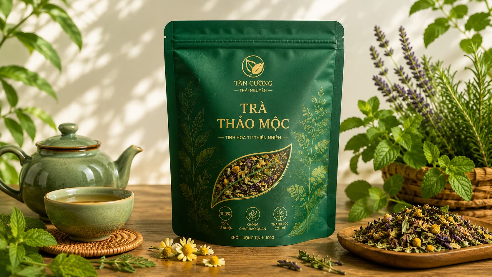 Túi zip trà thảo mộc