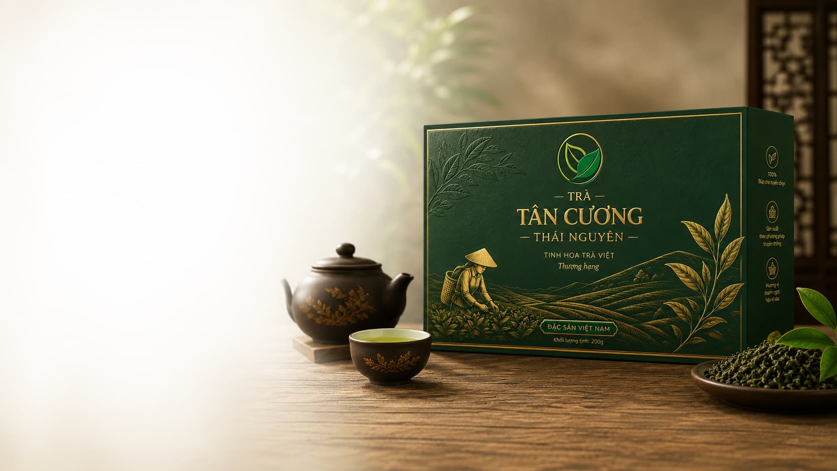 Trà Tân Cương truyền thống Slide